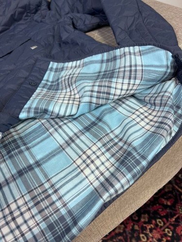 Huk Men's Tarpon Quilted Insulated Lined Shacket Jacket Sz L Blue NEW~~ - Picture 3 of 7