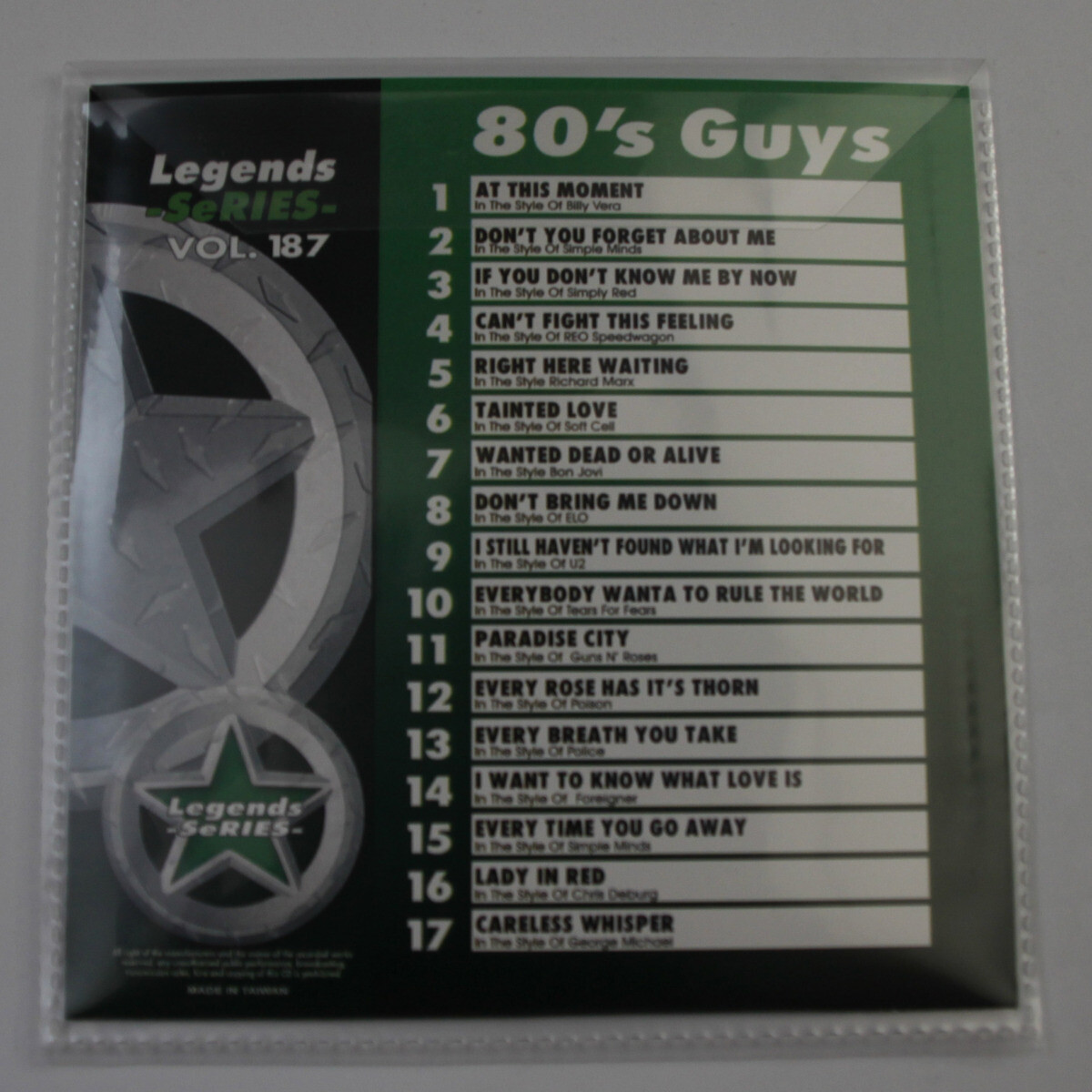 Karaoke Cd+G Legend Serie Anni '80 Canzone Ragazze Vol-171 Nuova in