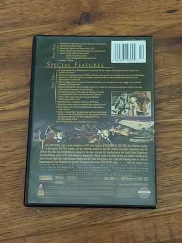 Star Wars III Revenge Of The Sith (DVD 2005, Widescreen) George Lucas Film - Picture 2 of 4