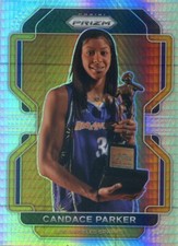 2022 Panini Prizm WNBA CANDACE PARKER #197 HYPER PRIZM TROPHY CARD SPARKS ACES