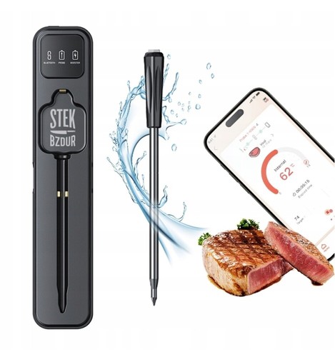 Wireless Bluetooth Grillthermometer Fleischthermometer Ofen Smoker Grill IP67 - Bild 7 von 8