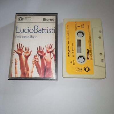 Mein freier Gesang Lucio Battisti Musikkassette Nummer Eins BESCHREIBUNG LESEN
