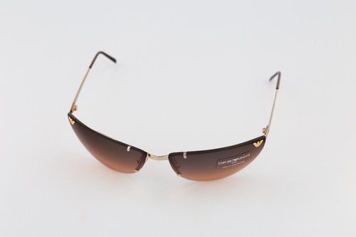 Emporio Armani 169 S 743 18 Vintage 2000's semi rimless sunglasses women NOS - Picture 6 of 10