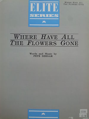 Pete Seeger: Where Have All The Flowers Gone (Klavier/Gesang/Akkorde Noten)