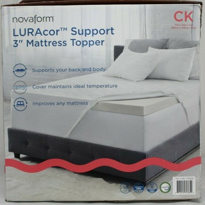 Niob Novaform Luracor Support 3 Memory Foam Mattress Topper Cal