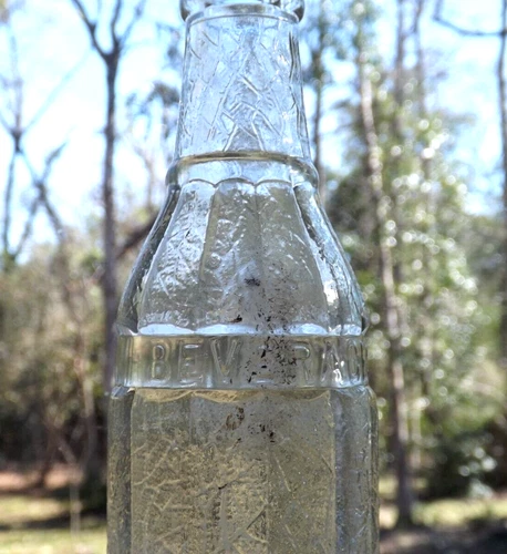 Rare 1920's . Vintage Bellingrath Soda Bottle Coca-Cola  Mobile, Alabama
