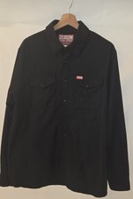 Men's Large Limited Edition Dixxon Outlaw 10 YR Black Pearl Snap Flannel LG