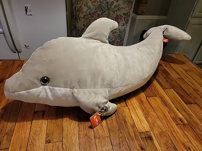 Wild Republic Jumbo Dolphin 36''NWT2023 Cuddlekins Stuffed Animal Filled100%RCM