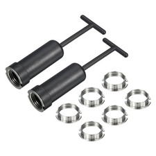 8pcs G9 Light Socket Rings Lamp Shade Holder Ring M20 with 2pcs Removal Tool Set