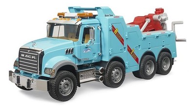 BRUDER - MACK Granite Abschleppwagen mit Licht und Ton - 1/16 - BRU2831