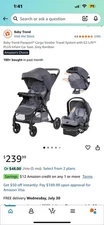 Baby Trend Passport® Cargo Travel System with EZ-Lift™ PLUS Infant Car Seat,