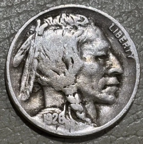 1926d Buffalo nickel, nice original FINE Condition Coin, no issues