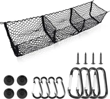 Luxurious 59-Inch Heavy-Duty Cargo Net Organizer for Pickup Trucks