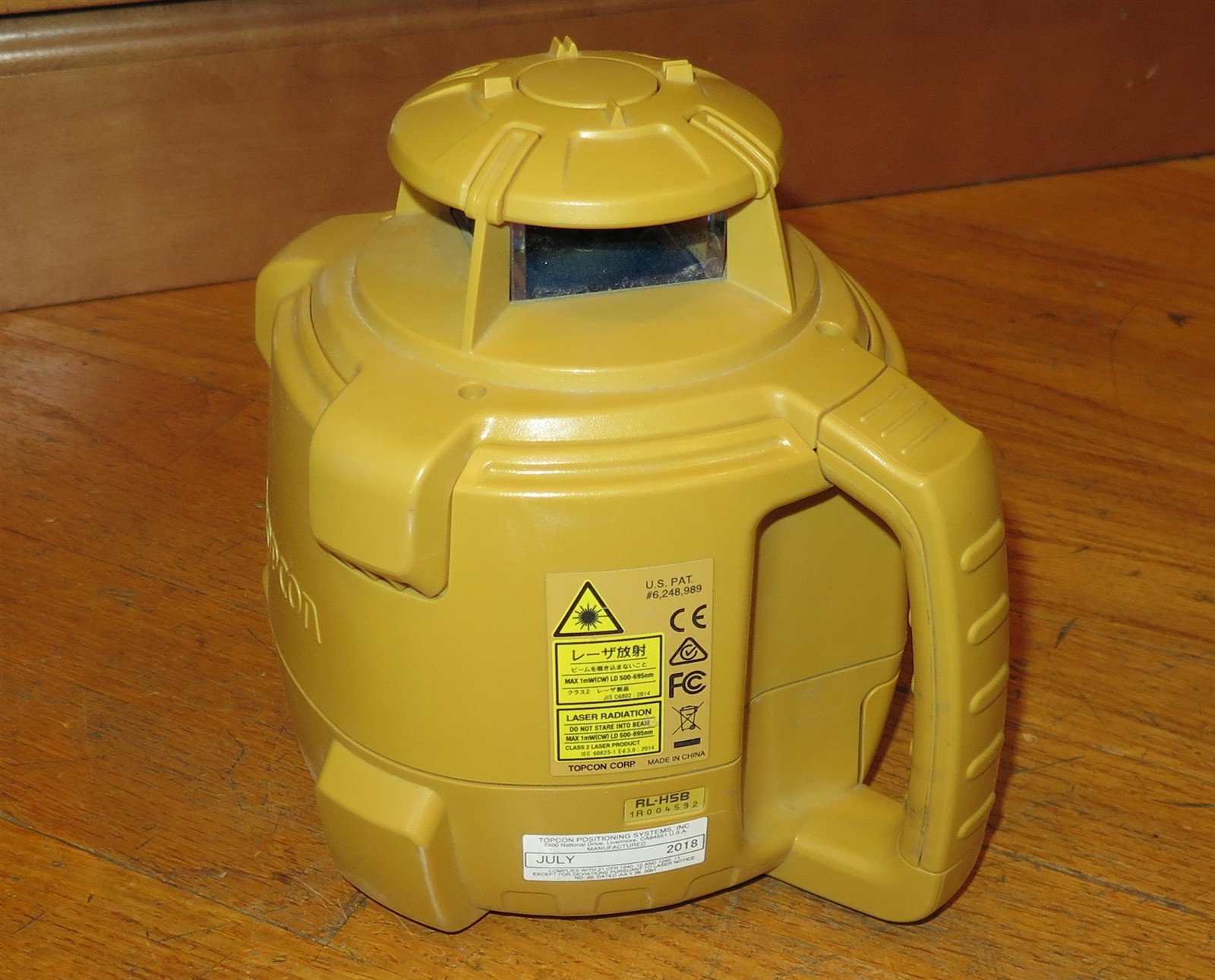 Topcon RL-H5B Rotary Laser Level with LS-80L Long Range Receiver