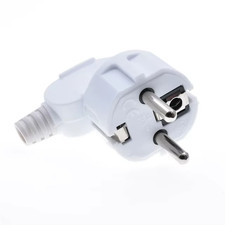 Power Adapter Socket 16A 250V Connector Cable Electrical Plug White Black Korean