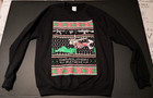 Demolition Ranch Christmas Holiday Sweater Medium Santa Grinch Bunker Branding  — photo 1