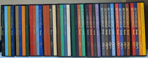 AQ Automobile Quarterly Books Volumes 18-27 (1980-1989) - 40 Car Books - CLEAN