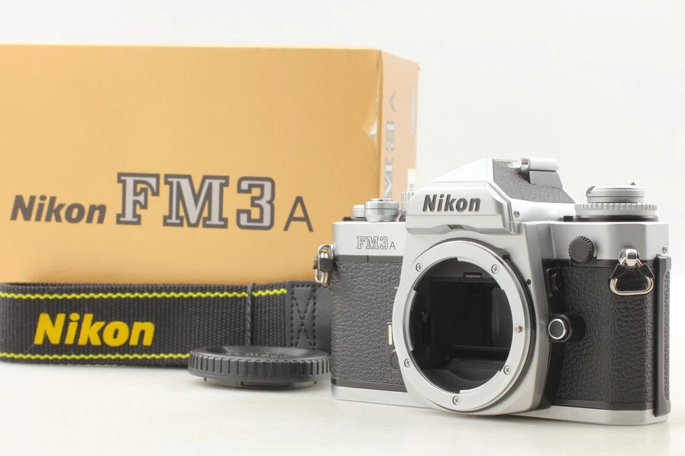 [ Almost Unused in Box ] Nikon FM3A Silver SLR 35mm Film Camera Body From JAPAN - Image 2 of 4