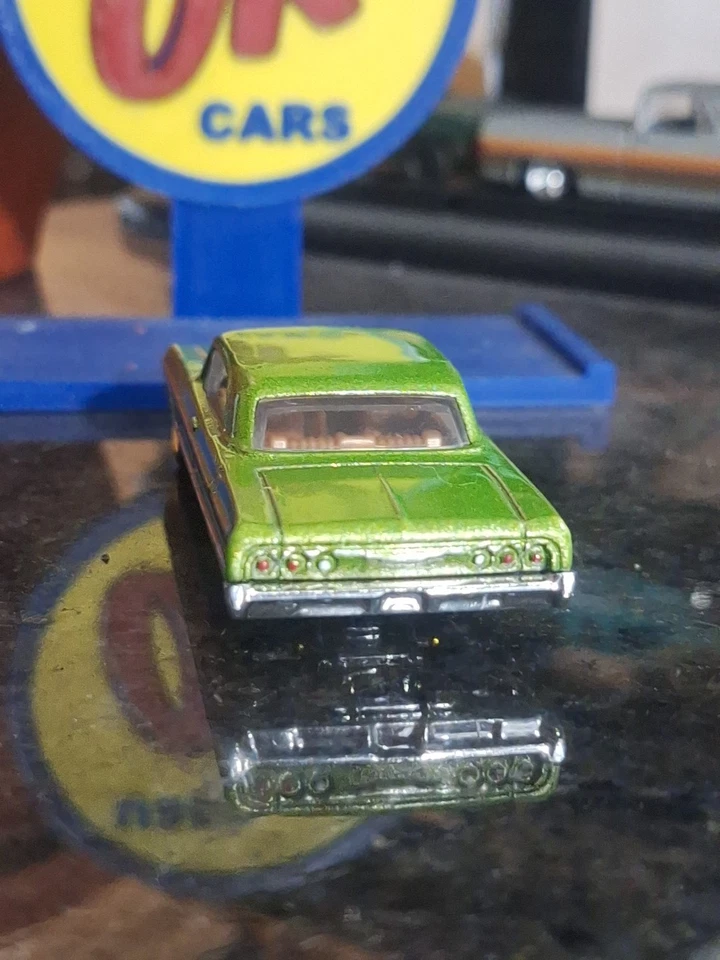 Chevy Impala 64 personalizado Hot Wheels ruedas intercambiadas y sueltas Foto 4 de 4