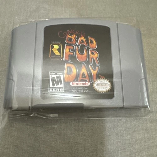 Conker Bad Fur Day Video game USA Version for Nintendo 64 Console