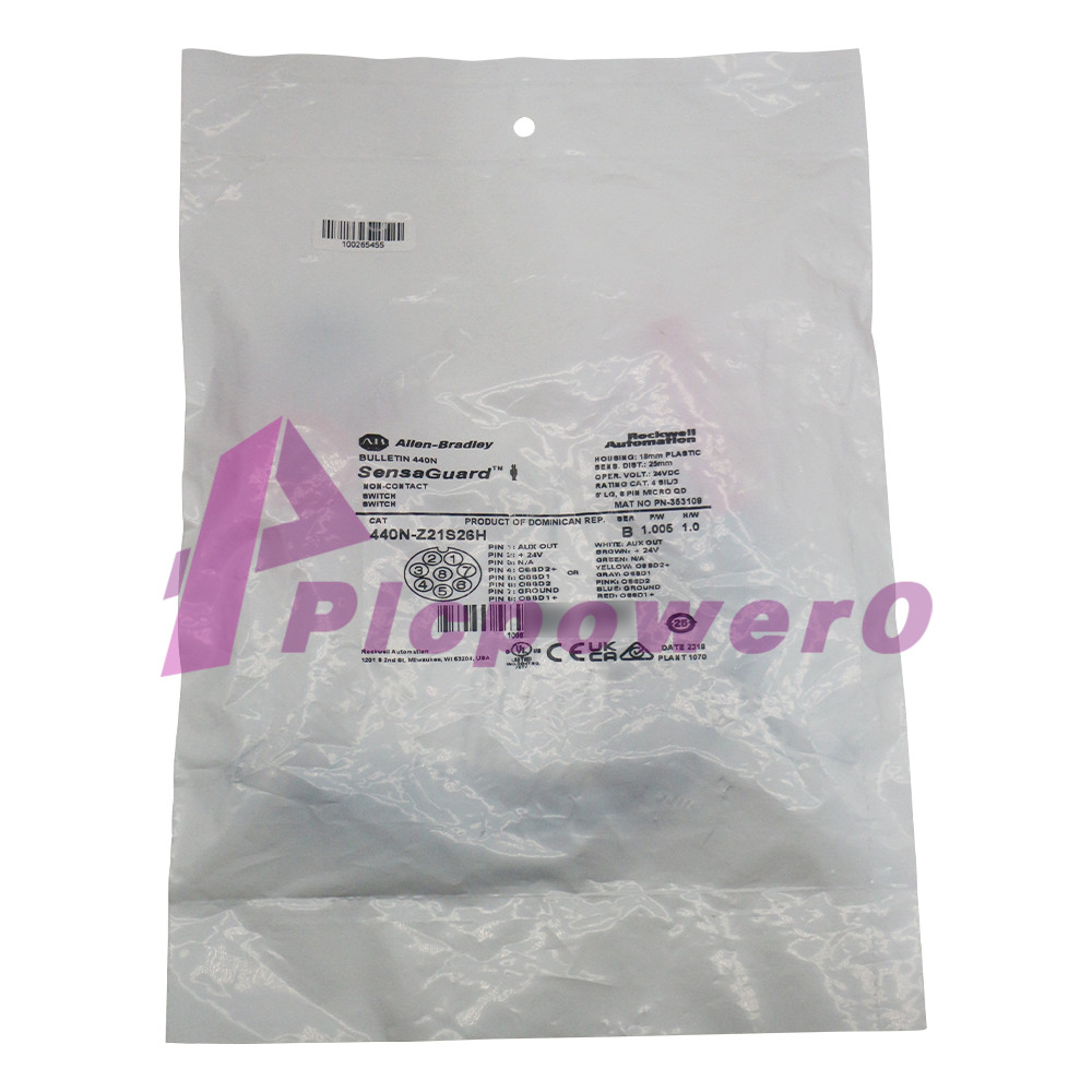 New Allen-Bradley 440N-Z21S26H Non Contact Switch, SensaGuard 18mm