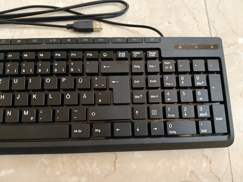 Acer Wired Keyboard SK-9621 PC Zubehör USB Tastatur kabelgebunden schwarz (AG) - Bild 3 von 4