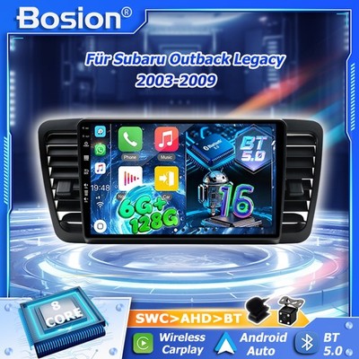 Für Subaru Outback Legacy 2003-09 Android 16 Autoradio Navi GPS CarPlay DSP DAB+