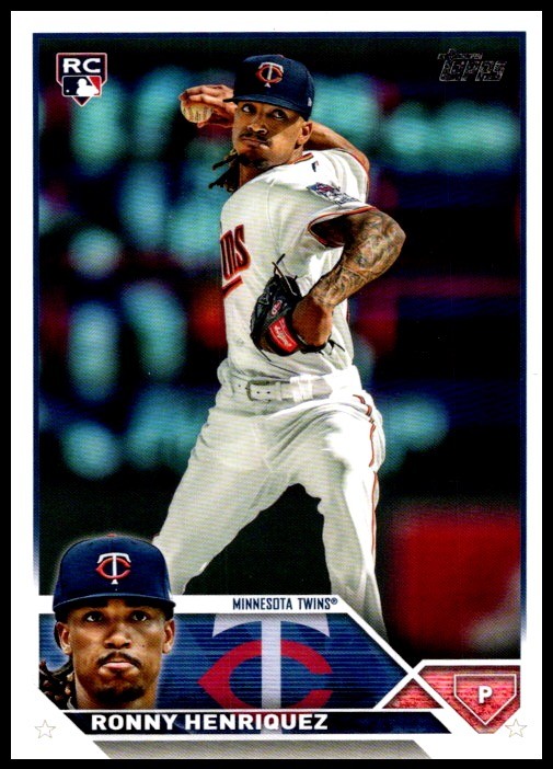 2023 Ronny Henriquez Rookie Topps Series Two Baseball #372 Twins