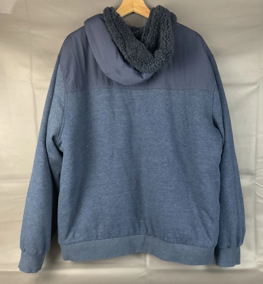 Coleman “The Outdoor Company” Sherpa Lined Navy Blue Jacket Full Zip Men’s XXL - Image 2 of 4
