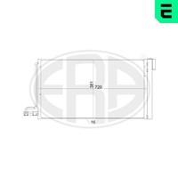 Kondensator Klimaanlage ERA 667152 FüR Ford Focus 3 Turnier MAX 2 DXA CB7 CEU