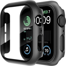 Tempered Glass Cover for Apple Watch 11 10 9 8 7 46Mm 42Mm PC Bumper Screen Prot