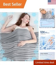 Ultra-Lightweight Cooling Blanket for Hot Sleepers - 50"x70" Summer Essential