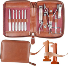 Manicure Set 11 in 1 Stainless Steel Nail Clippers for Men Manicure Kit for Wome