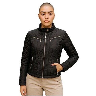 Women s Black Puffer Jacket Super Warm Sz Small