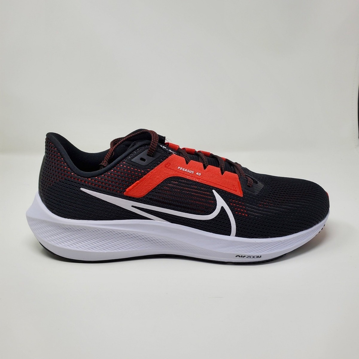 Nike Air Zoom Pegasus 40 Black Light Crimson Red White  display picture 1