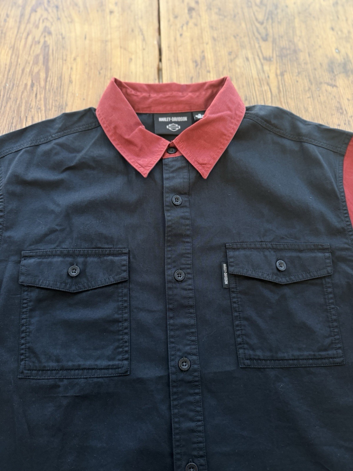 Harley Davidson Performance Mechanic Button Down … - image 3
