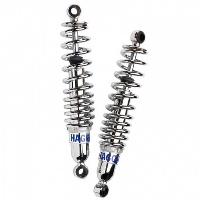Amortisseurs Hagon chrome 33048 de 330mm : l'excellence pour Suzuki GSX 1400