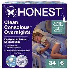 Clean Conscious  Overnight Diapers  Up to 12 Hours of Protection 