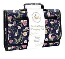 First Landings Portable Diaper Changing Pad Changing Station Travel Baby Navy