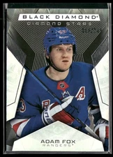 2025-26 Upper Deck Black Diamond Adam Fox Diamond Stars /249 #BDS-AF Rangers