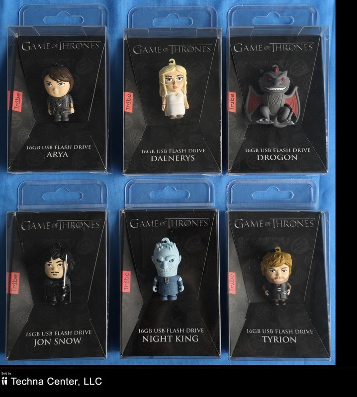 Tribe 16GB USB Flash Drives, Game of Thrones, 6 Assorted Packs