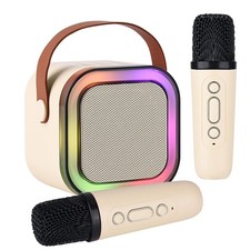 Karaoke Machine for Kids Adults, Mini Portable Bluetooth Karaoke Sp... Fast Ship