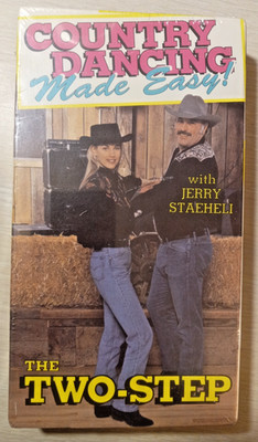 Country Dancing Made Easy Two-Step Jerry Staeheli VHS NEW SEALED
