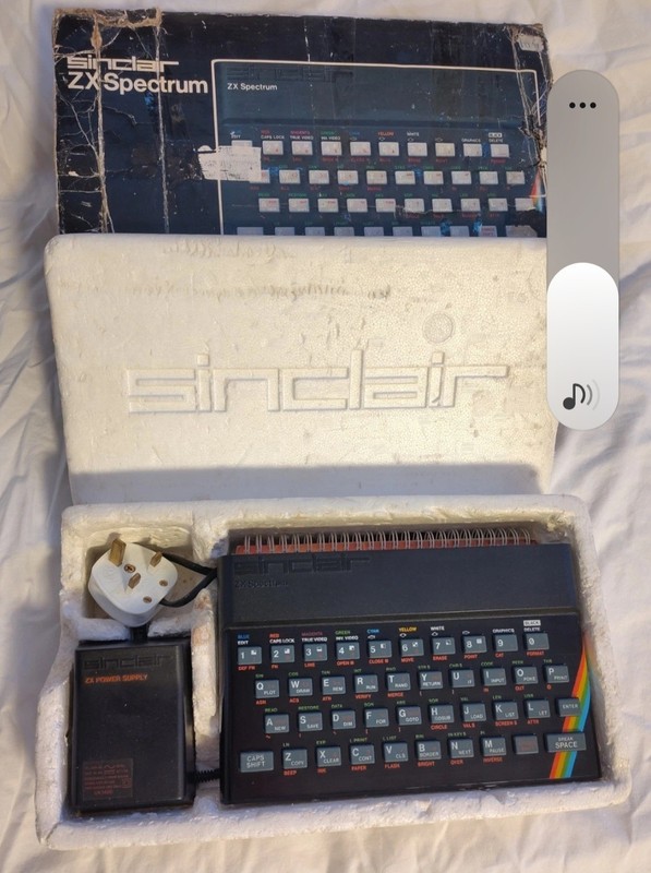 Sinclair ZX Spectrum 16K Computer Boxed Issue 2 composite mod refurbished