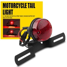 Motorcycle LED Stop Brake Tail Light Lamp For Harley Bobber Chopper Cafe Racer