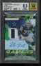 2022 Panini XR Zack Martin /5 GAMERS Green Patch Auto #GA-ZM BGS 8.5