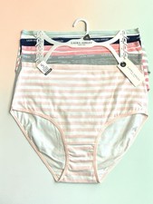 LAURA ASHLEY Intimates Cotton-Spandex Brief P...