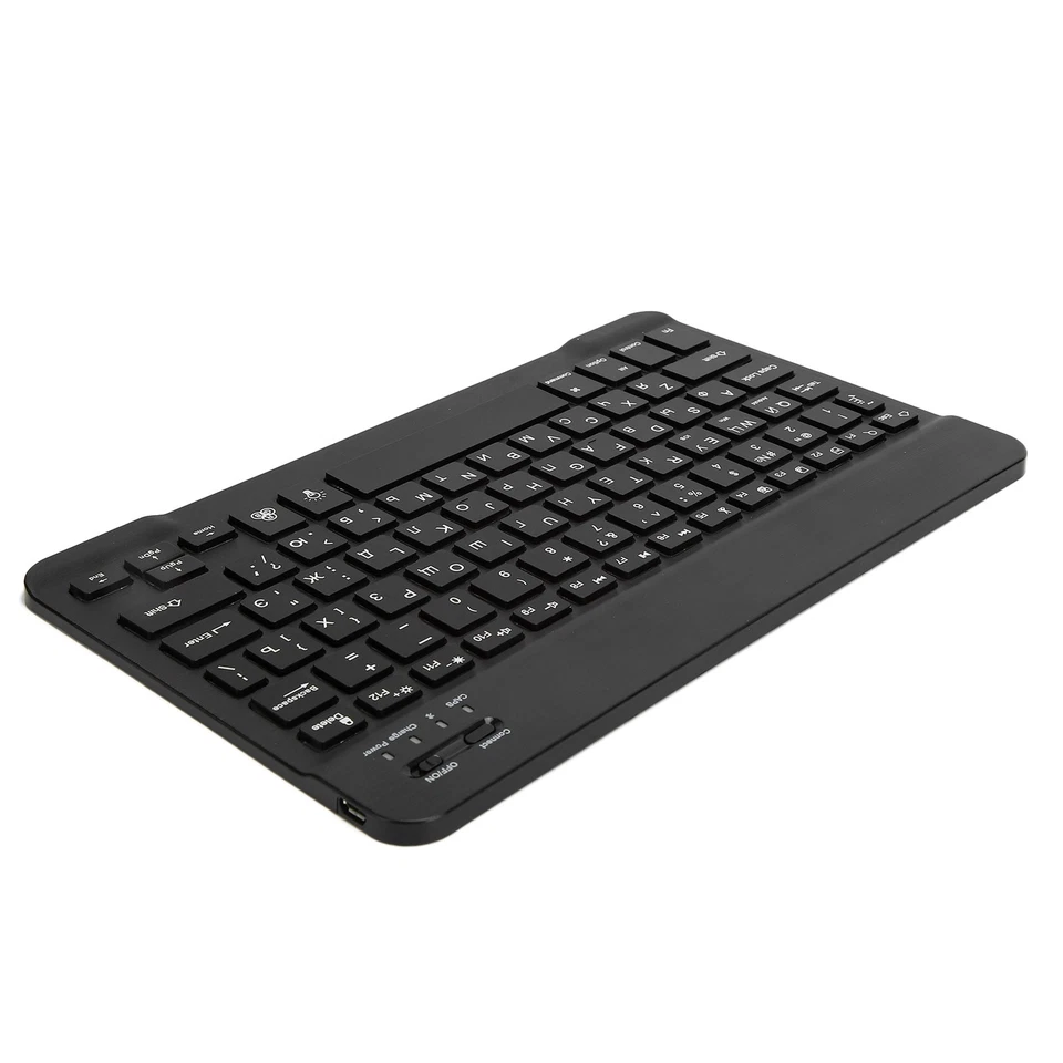 Black Russian Wireless Keyboard 10in With RGB Backlight Square Key - Image 4 of 4
