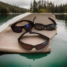 Vintage Solar Shield Sunglasses Lot Of Three 2 over glasses and 1 traditional