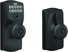 Schlage FE595-CAM-GEO Camelot Keypad Entry - Black